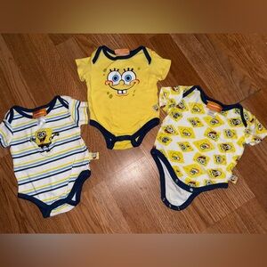 SpongeBob baby onesie bundle